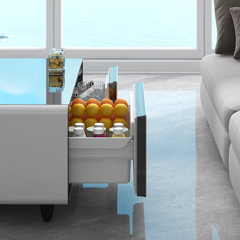 Primst Smart Refrigerator with Refrigeration Drawer Wireless Charging Mini Bar Refrigerator Smart Coffee Table