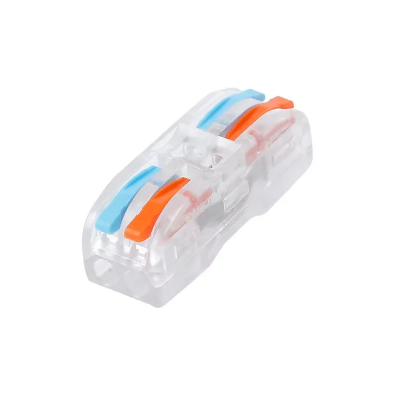 Hot Selling Push In Wire Connector Four Cores Terminal Block Electric Cable Lever Wire Connectors