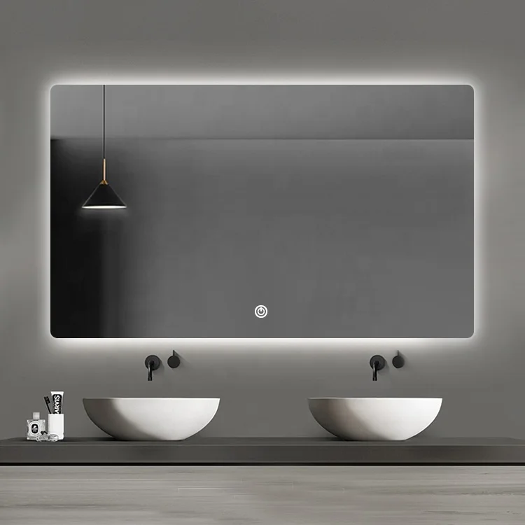 ETL CE SAA Bathroom LED Touch Screen Mirror light Multi-fuction Defog Illuminated Dimming Vanity Smart Mirror