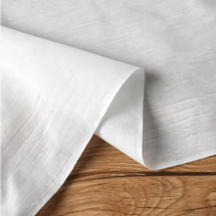 
Customized Combed cotton poplin printed muslin baby plain mercerized cotton fabric 