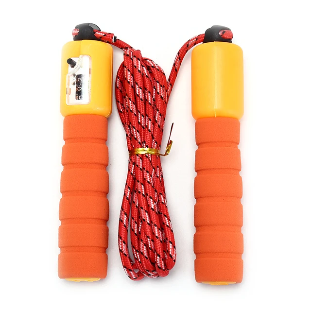 Регулируемая Скакалка для упражнений с быстрым подсчетом проволоки калорий аксессуары спортзала и фитнеса