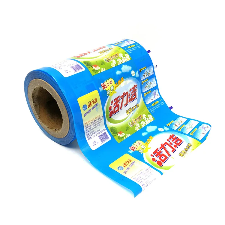 Wholesale Custom Printed Heat Sealing Mylar Packaging  Roll film For Washing Powder Packing