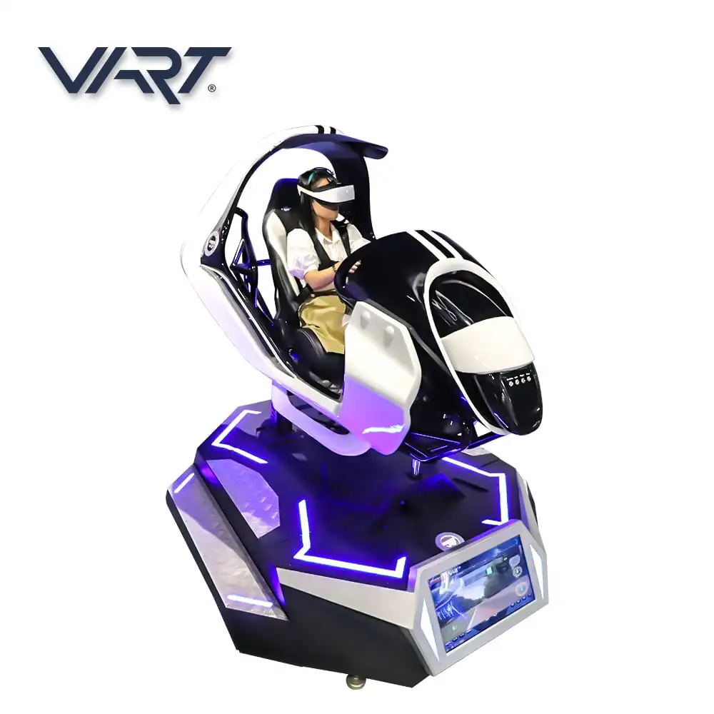 VART Immersive VR Car Driving Game Equipment 9D VR 3DOF Motion Car Racing Simulator For Sales