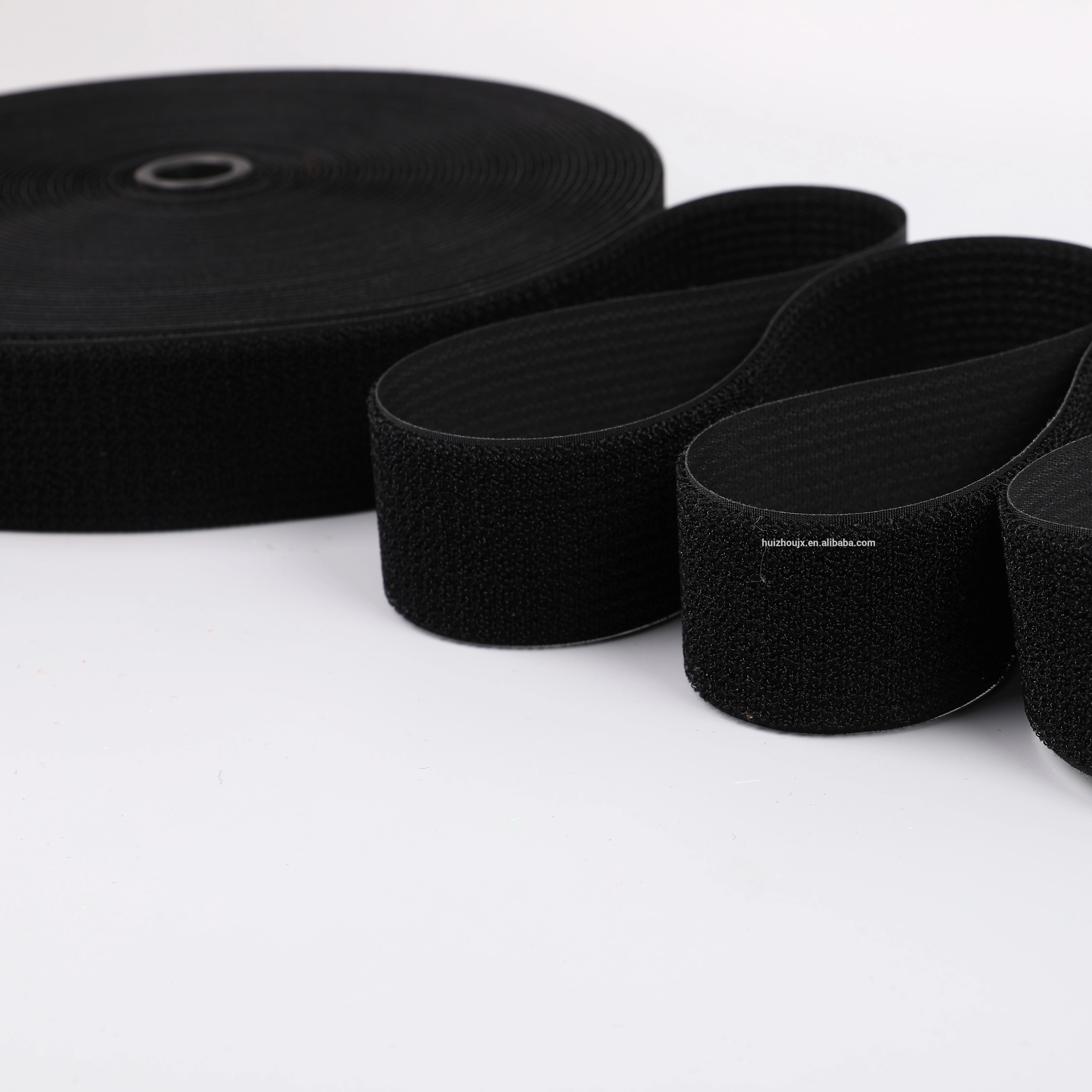 20mm OEKO-TEX100 nylon China manufacturer fastener Repeated use black Hook and Loop Combination Tape