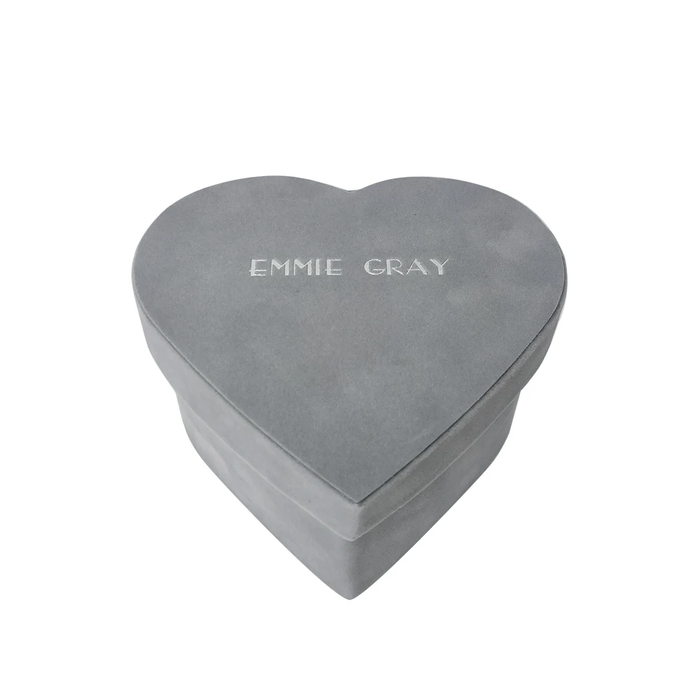 Fancy Heart Shaped Paper Packaging Flower Decoration Candy With Custom Logo