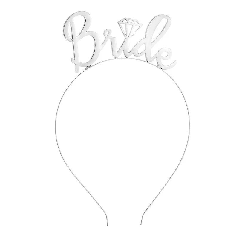 Wholesale Hot Sale Bride Bridesmaid Tiara Crown Bachelorette Party Bride To Be Headband Bridal Shower Wedding Girls Gift