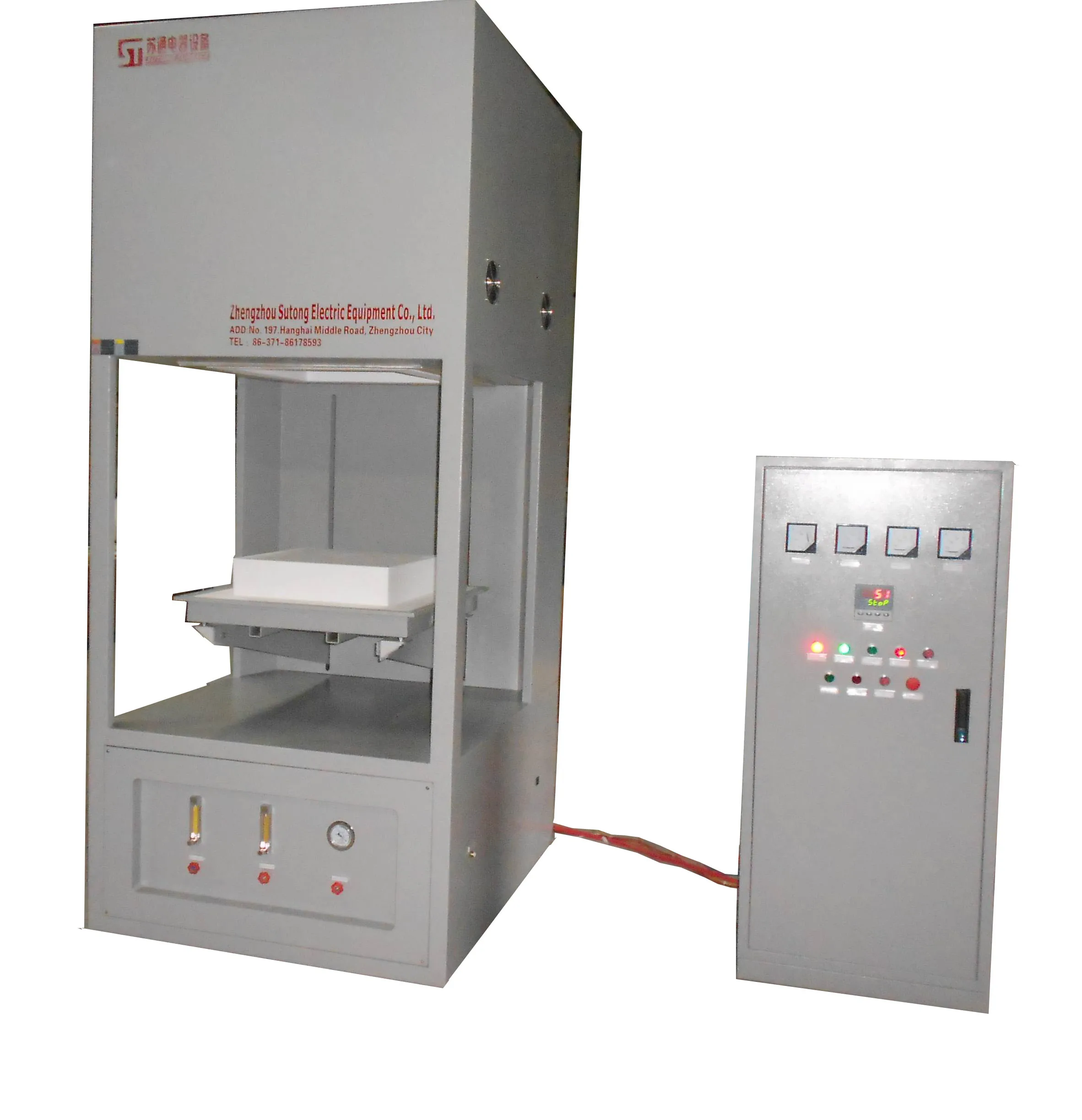 ST-1600MVBL-IX 125L вакуумная атмосферная для донной загрузки подъемная печи