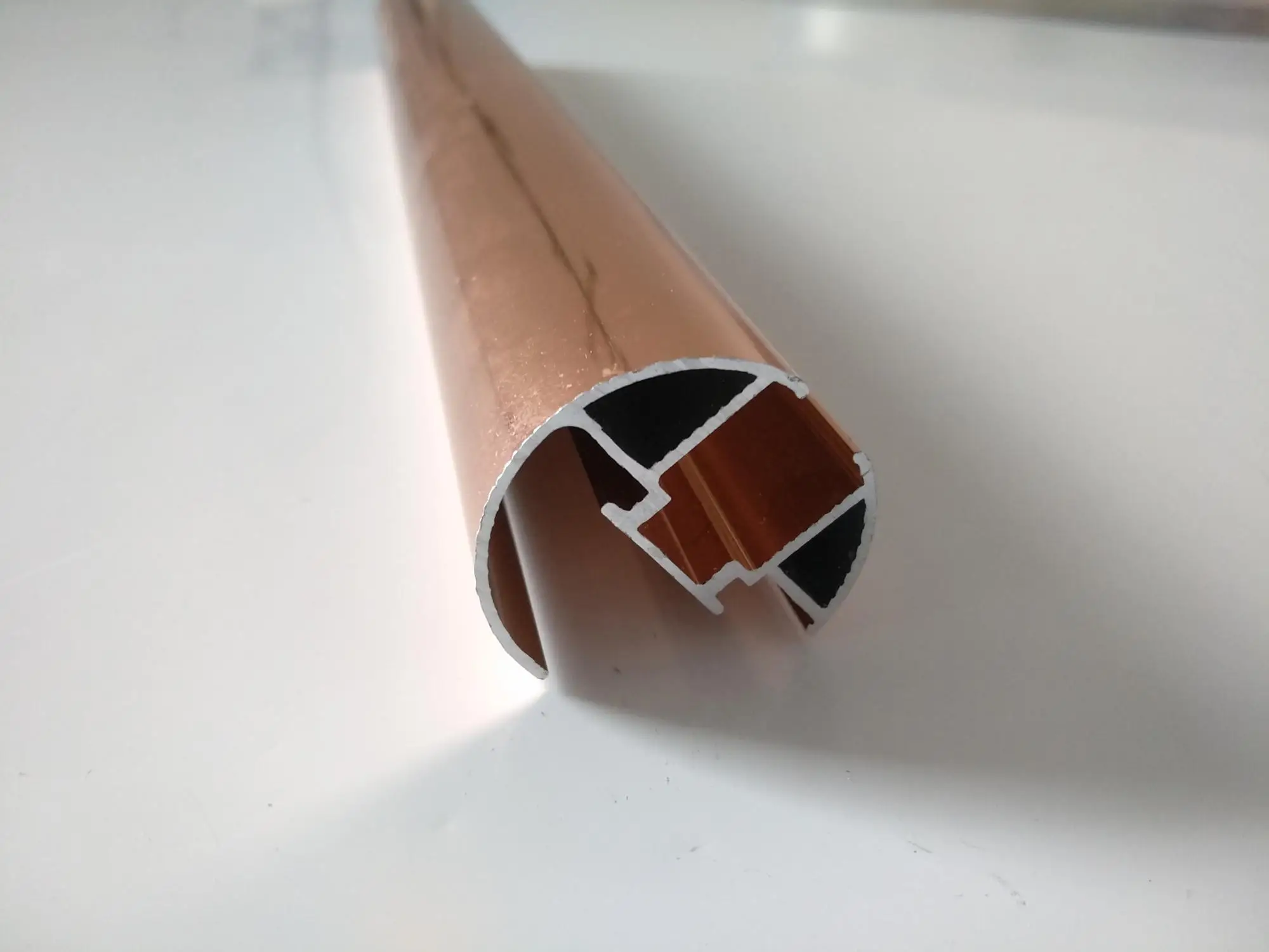 wood grain aluminium extrusion profile to make doors and windows