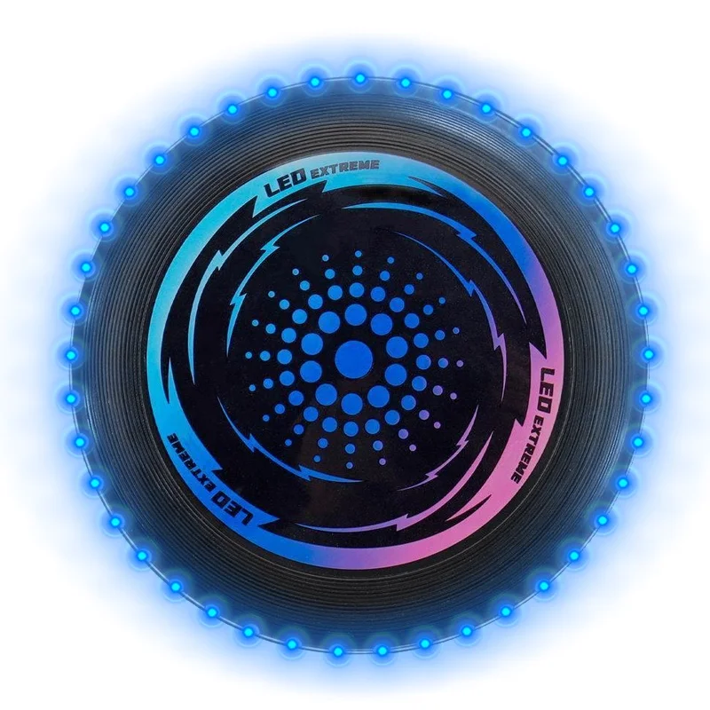 Hot sale 11 inch flying disc frisbeed with led lights outdoor sports toys 11 inches led frisbeed