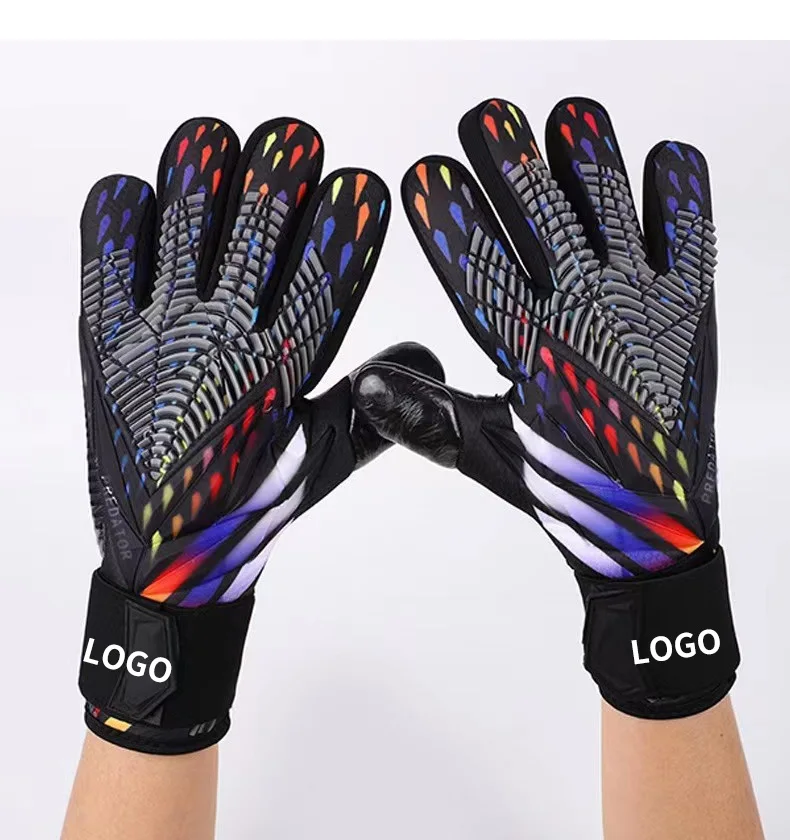 NQ SPORTS Best-Goalkeeper-Gloves Latex Sports Breathable Goalkeeper Football Glove With Buckle Anti-slip And Anti-fall