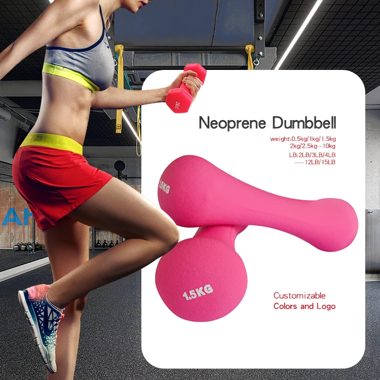 Bone Shape 3kg Cast Iron Hand Dumbbell Made In Dingzhou