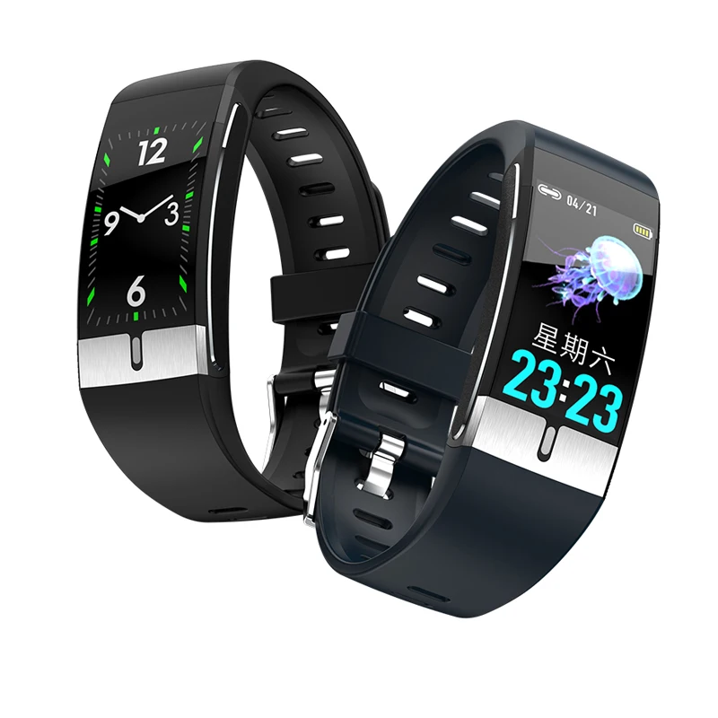 Smart Body Temperature Wifi Android with Blood Pressure And Heart Rate Tracker Fitness Band Watch