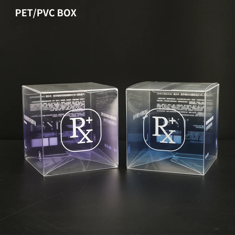 Custom Printing High Transparent Packing PET Box Folding Plastic Clear PVC Packaging Box