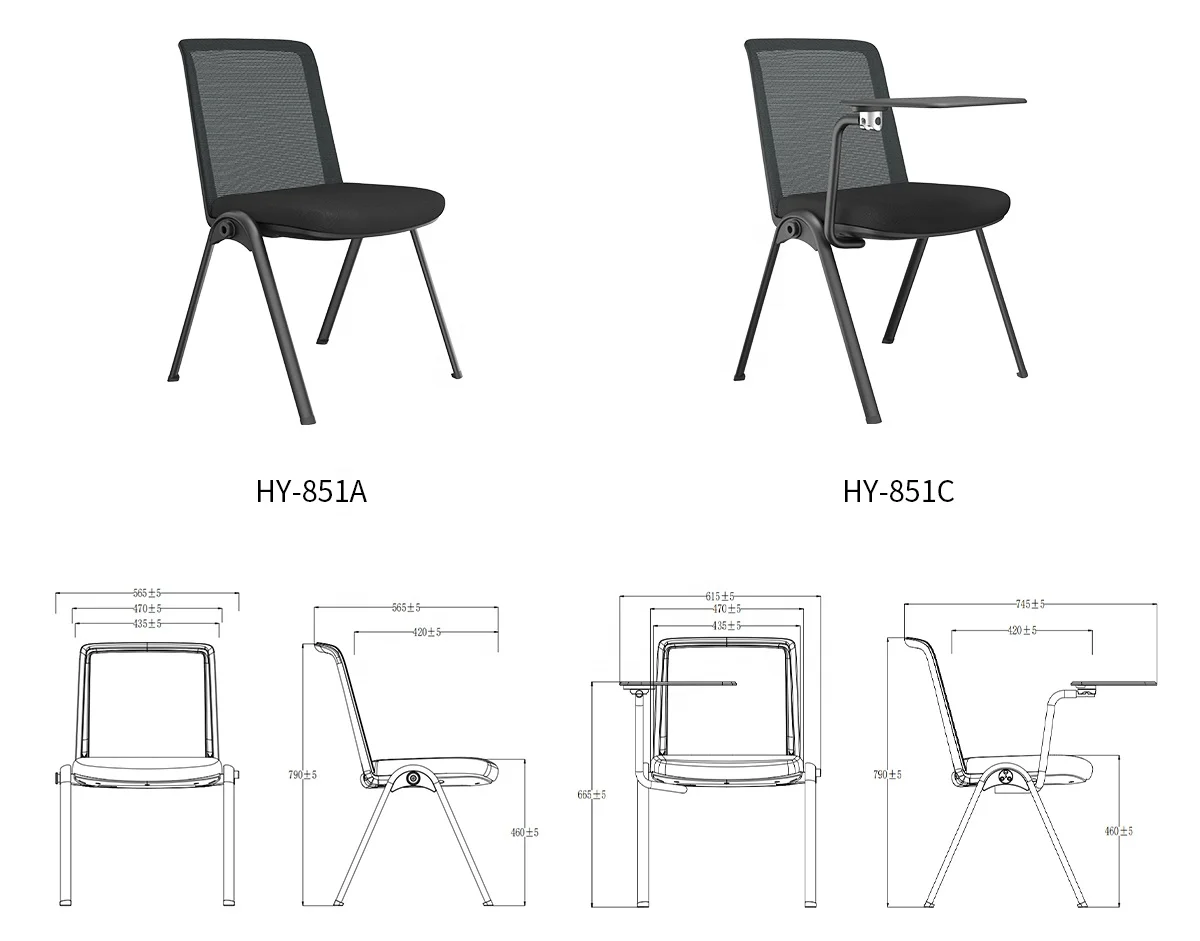 Sitzone School Conference Rooms Stackable Meeting Chair Wth Rotatable Writing Tablet Office Foldable Mesh Training Chair