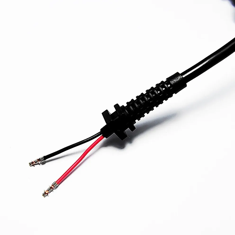 Factory Manufactured DC5521 Adapter Splitter Cable Male Plug Open Data Cable for Car and DVD Player Use