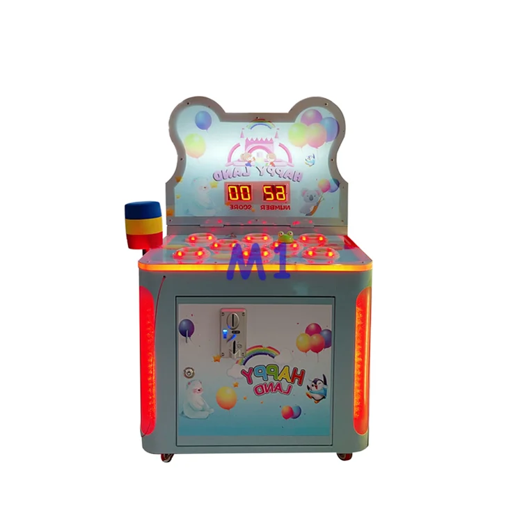 Kids Hitting Frog Game Redemption Machine Coin Operated Arcade Game Redemption Machine Hammer Toys Games