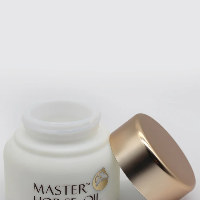 
luxury glass cosmetics cream jar 