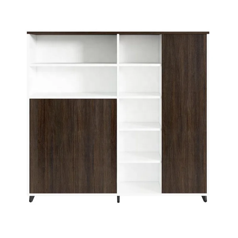 JZD Indoor Furniture Wood Filing Shelf Storage Cabinet for Bedroom Study Office