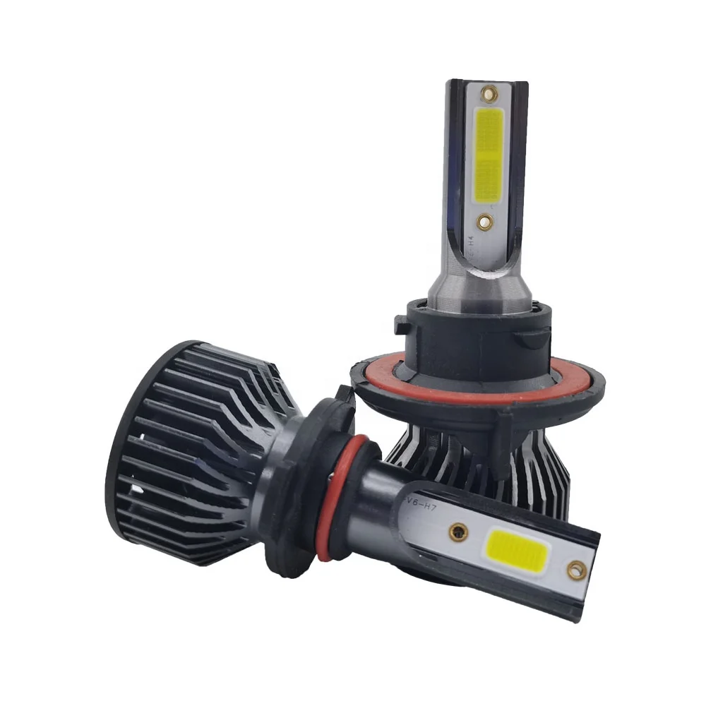 
New headlihght h13 headlight bulb connector V6 h8/h11/h9 led bulb 9005 car led headlight 