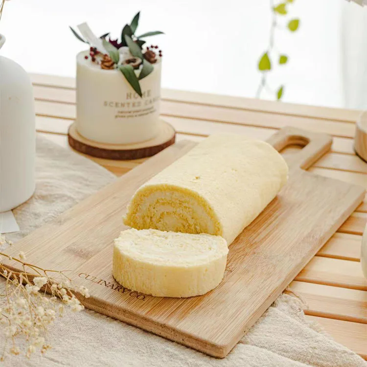 New Arrival Good Taste Chocolate Coated Durian Swiss Roll Cake with Private Package