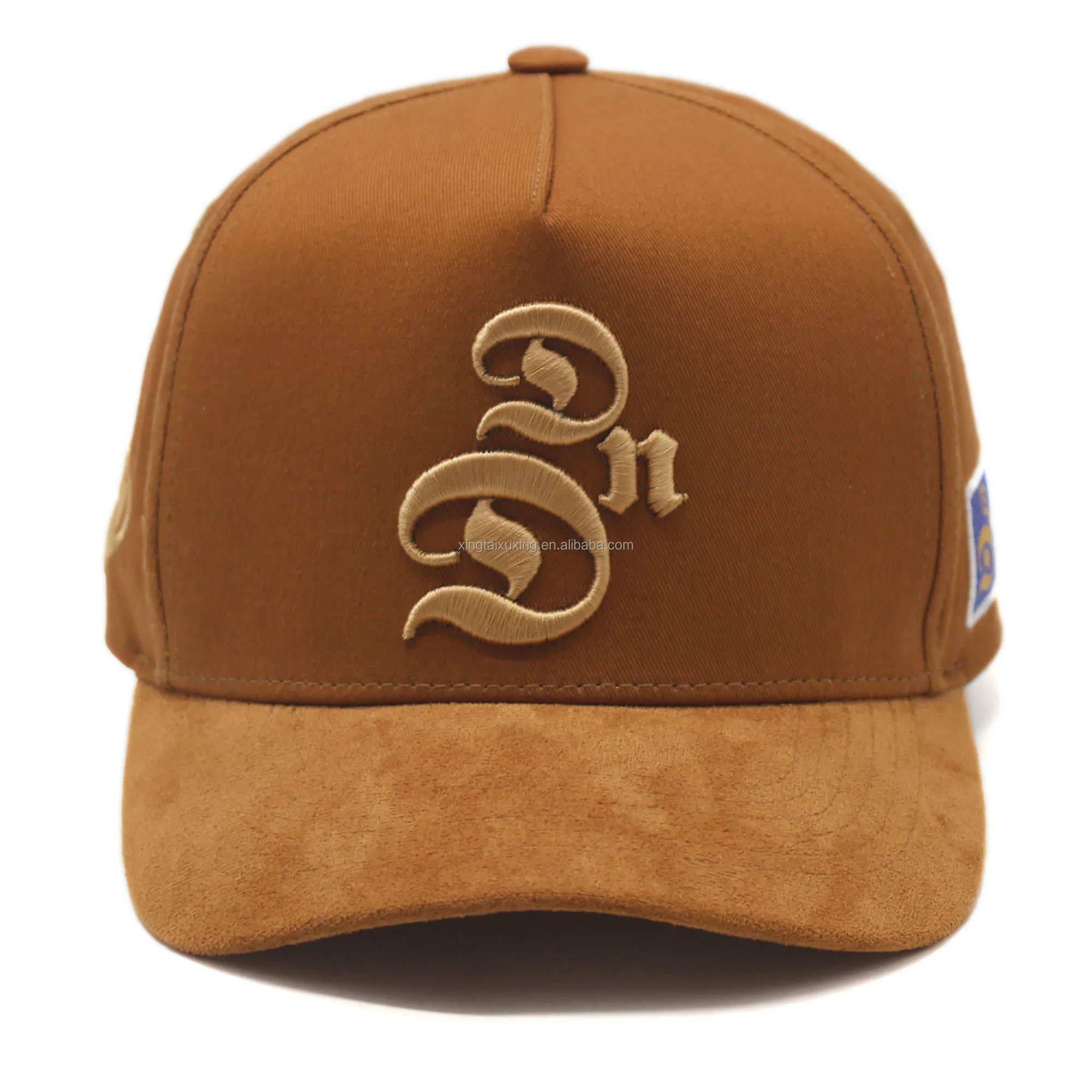 high quality cotton baseball hat  curved brim with custom 3D embroidery logo cross the hat