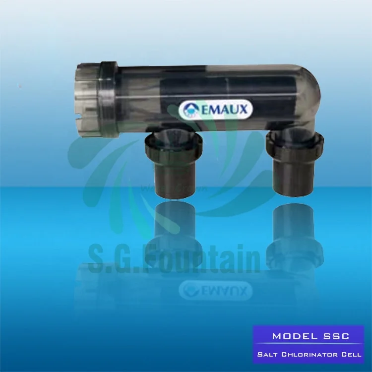 Salt water chlorinator system water crown electrolytic disinfection for swimming pool clear LED operation