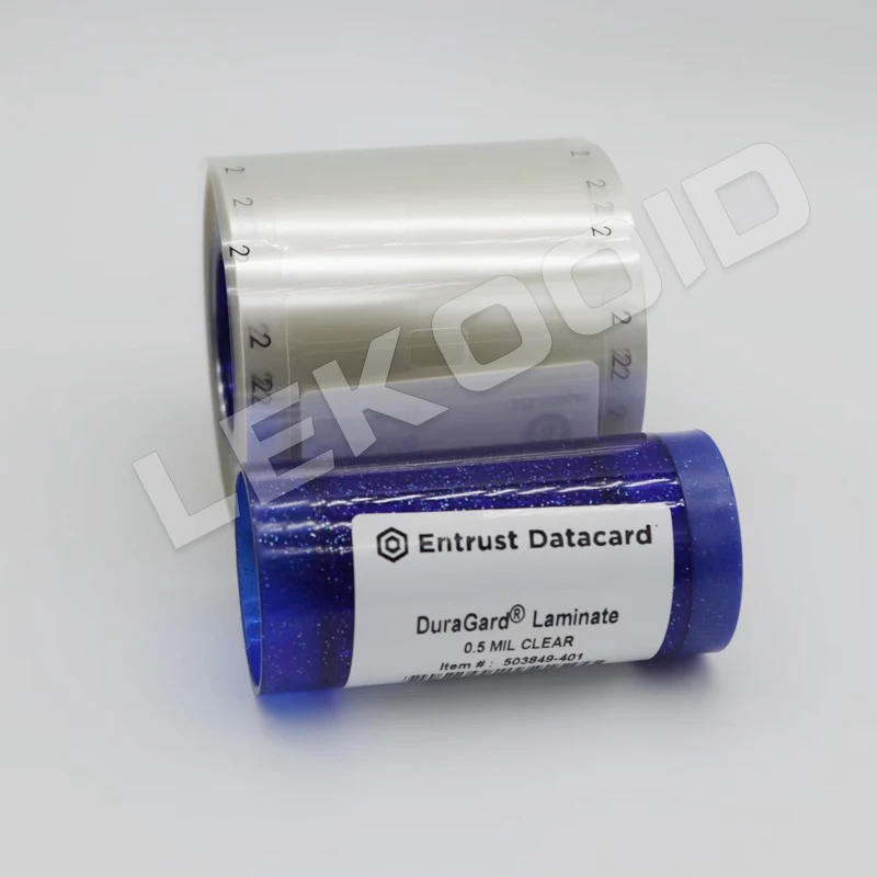 Datacard SP75 and SP75 Plus card printers DuraGard 0.5 mil Clear Laminate Full Card - 375 Prints Datacard 503849-401
