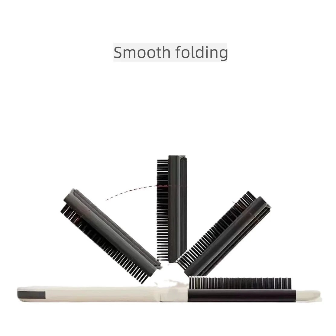 Portable Mini Folding Air Cushion Comb Round Pocket Travel Pop UP Hair Brush with Mirror