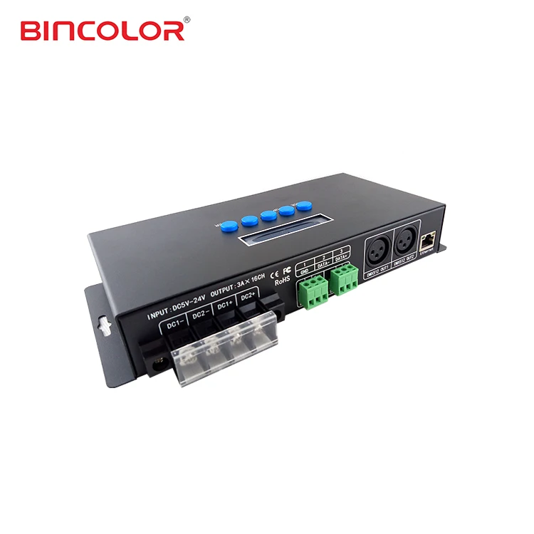 BC-216 16 channels programmable led spi controller Madirx