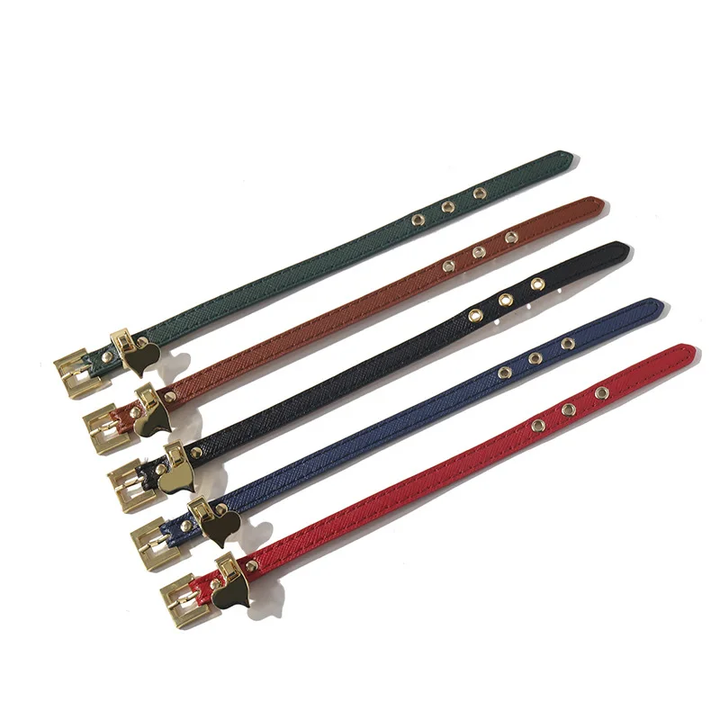 Cool High Quality Cowhide Leather Bracelets 18K Gold Plated Stainless Steel Square Buckle Bead Love Heart Pendant Bracelets
