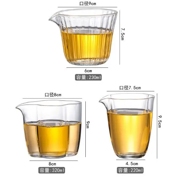 F2353 230 мл ручной работы Pyrex чашка чайный набор стеклянная для воды