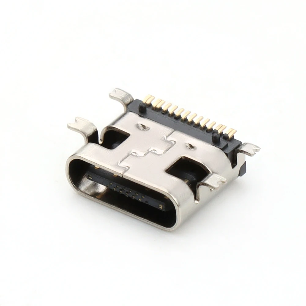 smt type-c usb female connectors 16pins right angle smd usb c connector for PCB