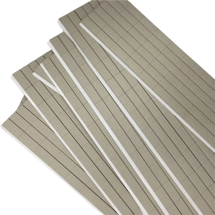 High Temperature Resistance Ultra Thin Flexible Custom Shape EMI Shielding Single Adhesive Conductive Conductive Gasket PU Foam