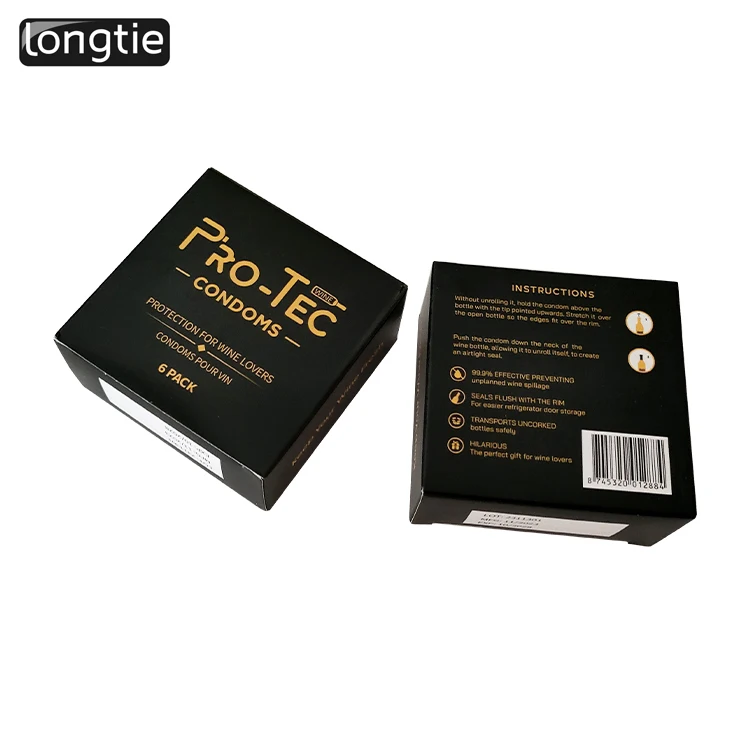 Customized color wine condom red black condom protector condom