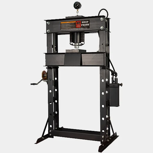 50 ton hydraulic shop press adjustable with Stamping Plates  with Gauge