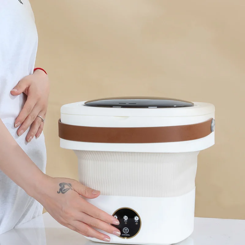 Retro Save Energy Quick Washing Easy-using Electric Automatic Foldable Mini Baby Cloth Washer