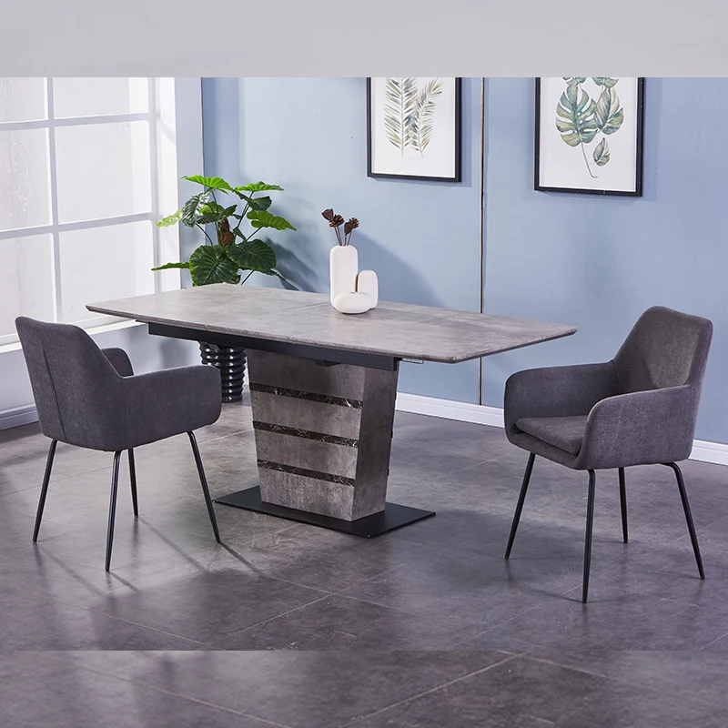 Hot Sale Dining Room Furniture modern dining room sets wooden Extendable dining table restaurant table