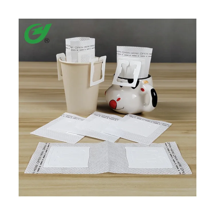 PLA Corn Fiber Coffee Drip Filters Drip Coffee Bag Biodegradable Drip Filter coffee Bag