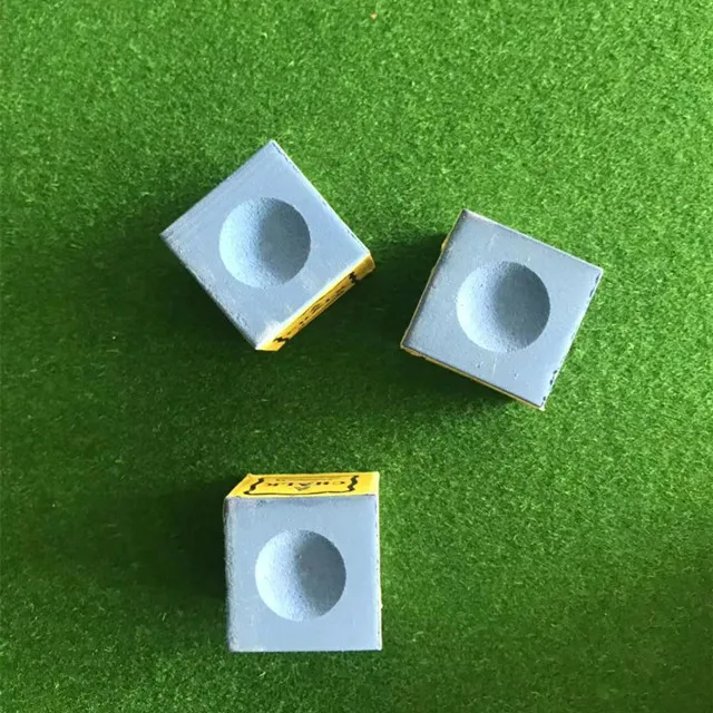 Nai Pin Box Pool Cue Chalk Billiards Stick Chalk PU Modern 3 Box Snooker Table Accessories Wholesale Customized Logo 12pcs Per