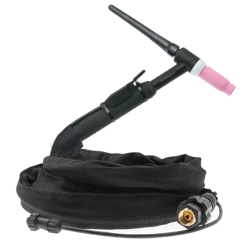 Сварочная горелка WP17 с воздушным охлаждением комплект из фонаря для сварки TIG длина 4 м/8 м по низкой цене регулируемыми