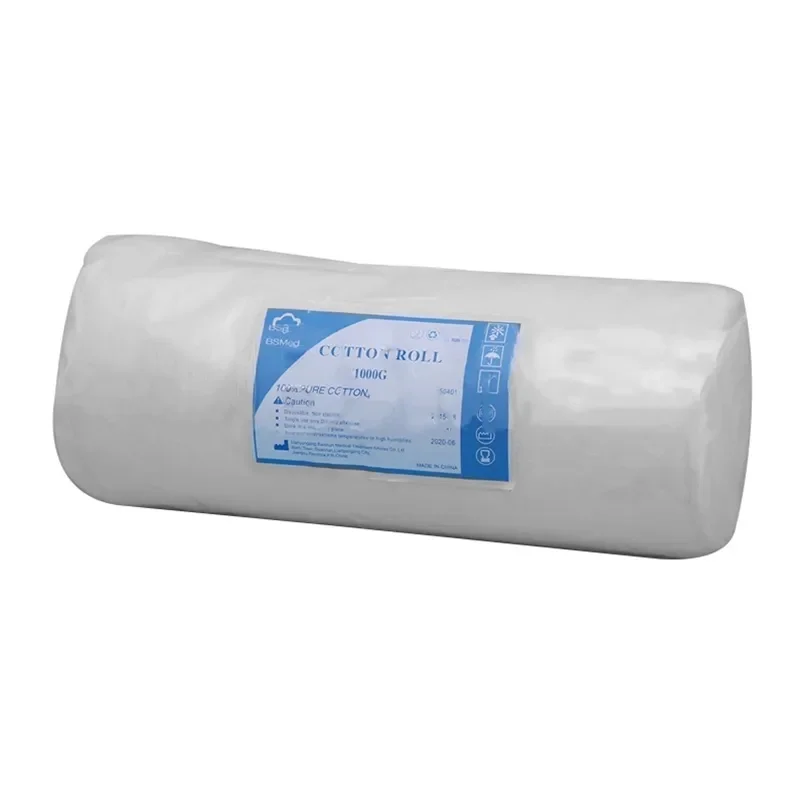Sterile or Non-Sterile Hemostatic Medical Consumable Cotton Medical Roll