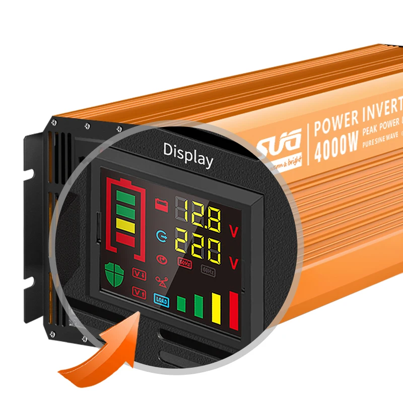 High Quality Oem Accept Off Grid Pure Sine Wave Solar Inverter Dc to Ac power inverter 4000 watt 4000W 24V 220V For Home Use