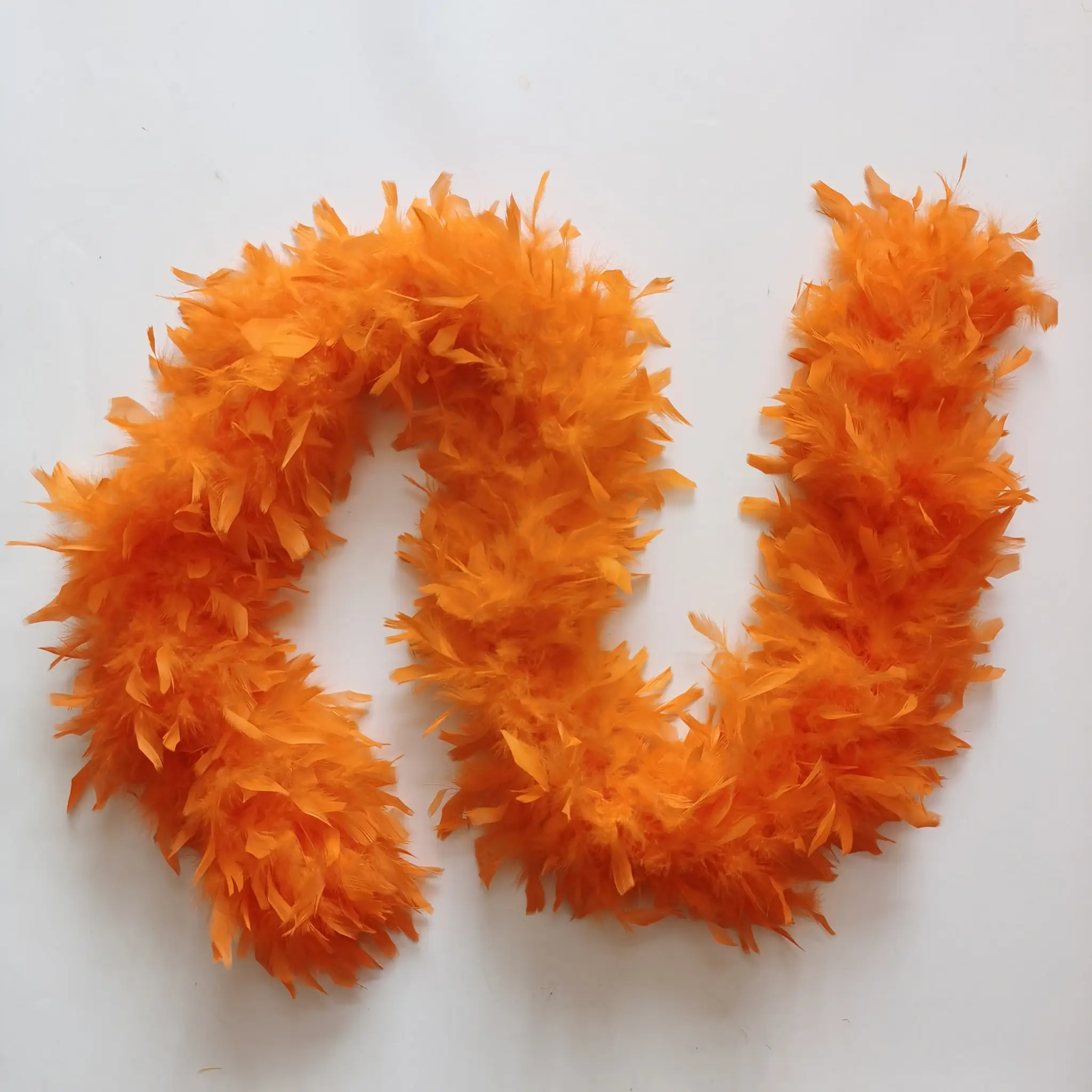 Wholesale best quality 120g Red turkey feather boa colorful party feather boa