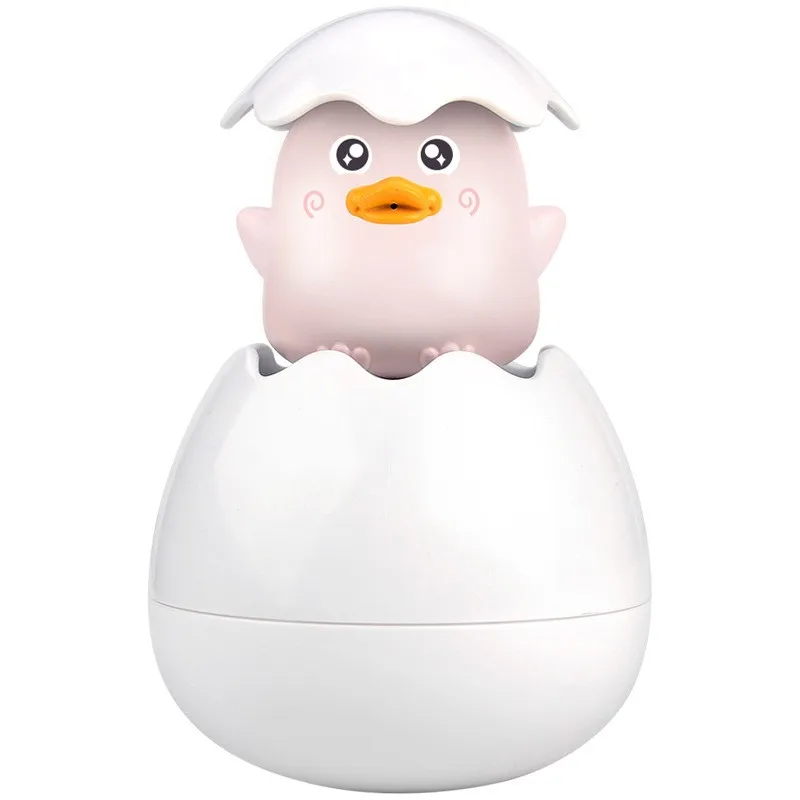 Baby clockwork sound floating mini yellow duck baby bath shower toy