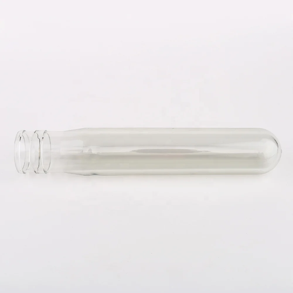 Manufacturer  transparent snap neck plastic water PET bottle or preform