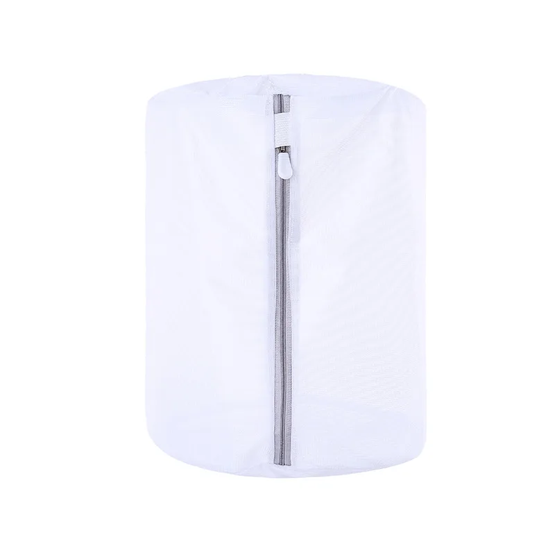 Factory direct supply cheap plain reusable travel zipper washing laundry bags for clothes