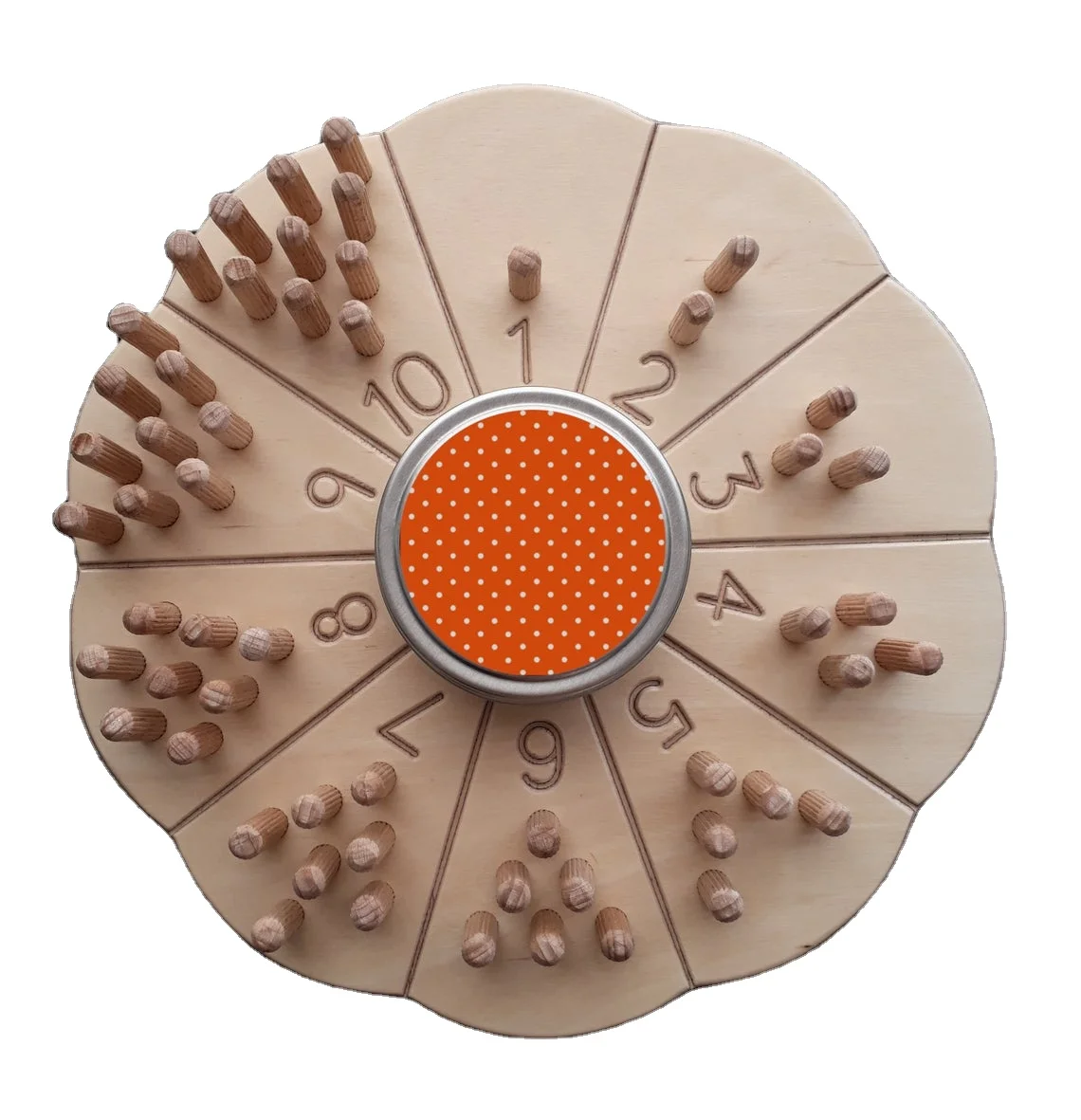 Доска для подсчета мелкой моторики, обучающая игрушка Монтессори Вальдорф, подарок на день рождения для малышей