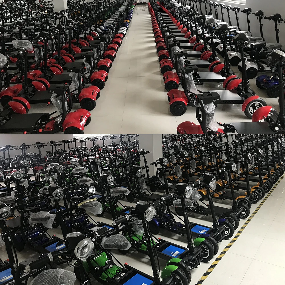 oem 4 wheel 2 person electric scooter adult folding 4 wheels scooter electric mobility scooter car power wheelchair for elderly