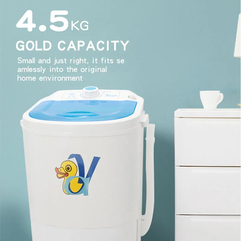 4.5kg small washing machine semi-automatic single-tub washing machine for laundry