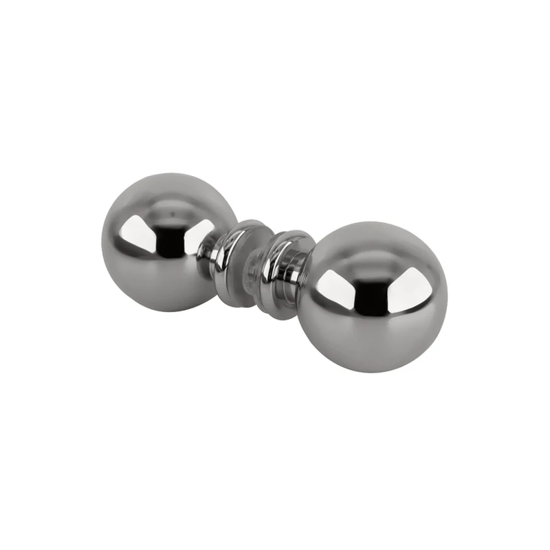 High Quality Easy to Install Handle Knob in Lifetime Brass Satin-Chrome White Gold Plated for Shower Bath Cabin Sliding Door
